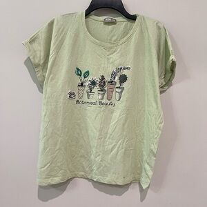 Botanical Beauty Graphic T-Shirt
